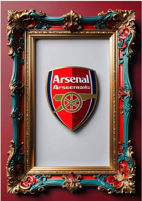 Plantilla de Arsenal Football Club picture frame design | PosterMyWall