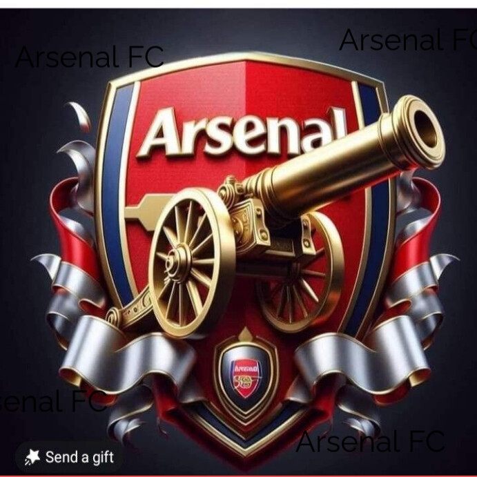 Arsenal logo Iphosti le-Instagram template