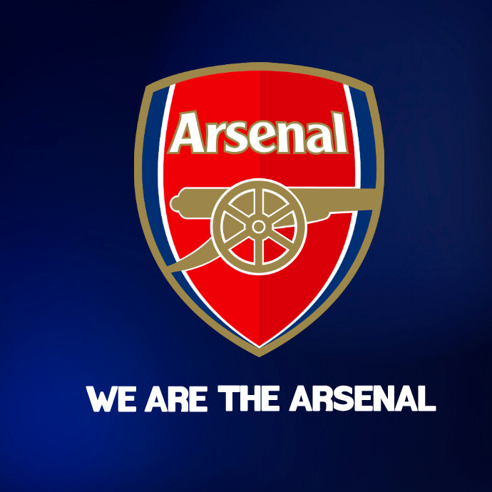 ARSENAL LOGO FRAME Template | PosterMyWall