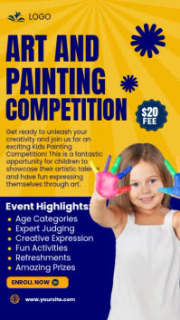 Art and Painting Competition Instagram Reel template