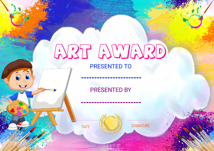 ART AWARD Template PosterMyWall