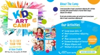 Art Camp Event Ad Twitter Post template