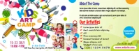Art Camp Event Facebook Cover Photo template
