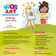 Art Camp Instagram Post template