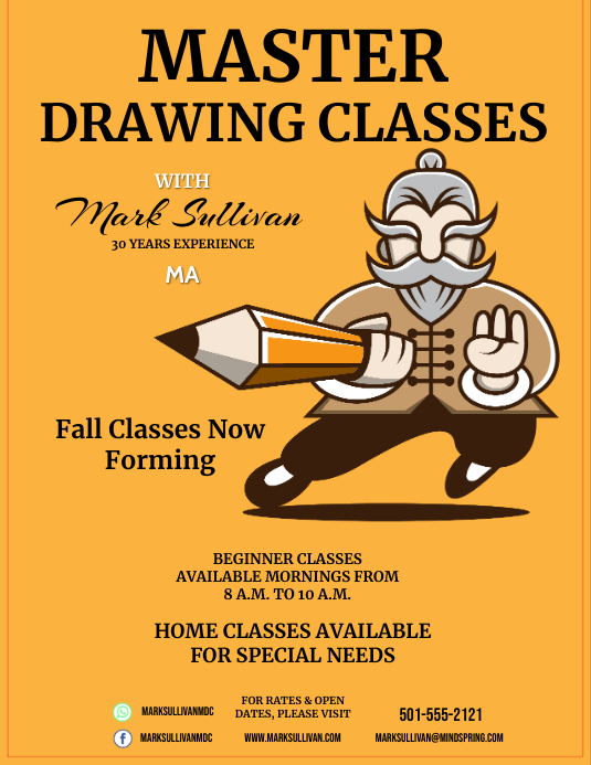 ART CLASSES Template PosterMyWall