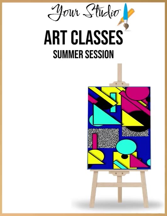 ART CLASSES Template PosterMyWall