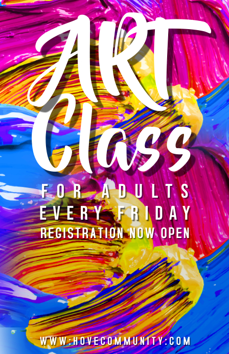 Art Classes Poster Template | PosterMyWall