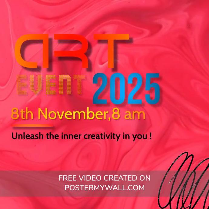 ART EVENT Instagram Post template