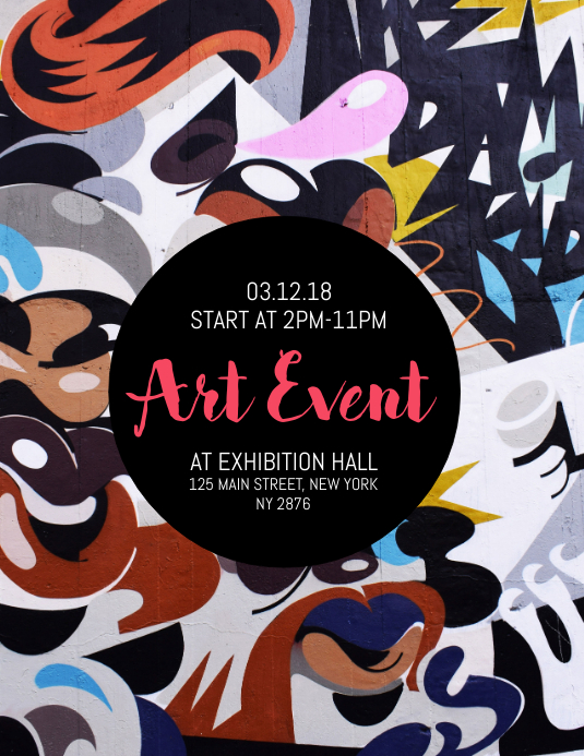 Art Event Flyer Template | PosterMyWall