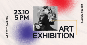 Art Exhibitiion Banner ภาพที่แชร์บน Facebook template