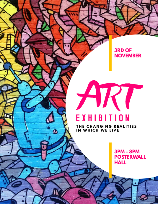 Art Exhibition Flyer Template PosterMyWall