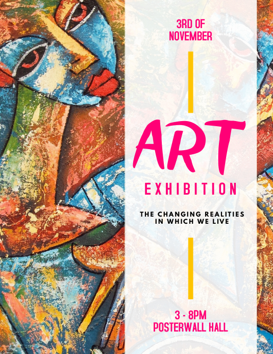 Copy of Art Exhibition Flyer Template PosterMyWall