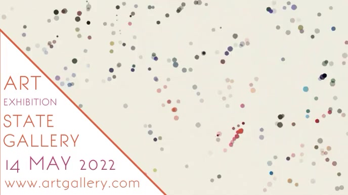 Art Exhibition Invite Digital Ad Template