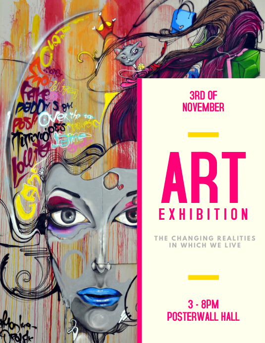 Art Exhibition Flyer Template PosterMyWall