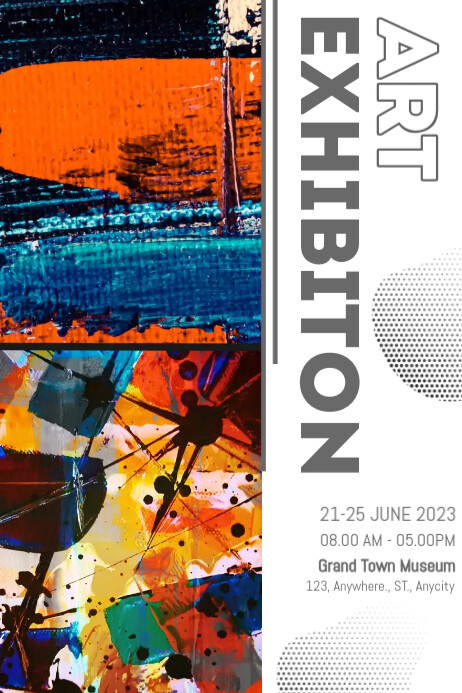 Art Exhibition Template | PosterMyWall