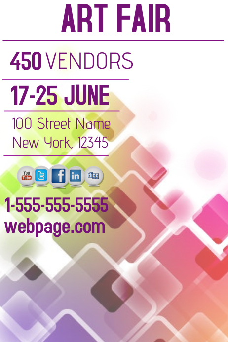 Art Fair Template | PosterMyWall