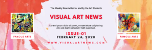 Art Gallery Schedule Email Header template