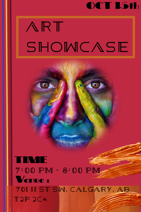Art showcase Template | PosterMyWall