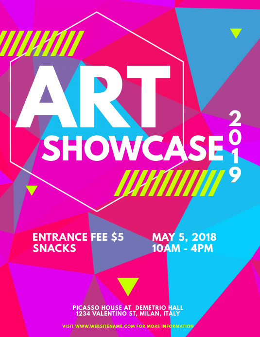 Copy of Art Showcase Flyer | PosterMyWall