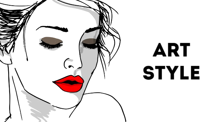 Art Style YouTube Thumbnail template