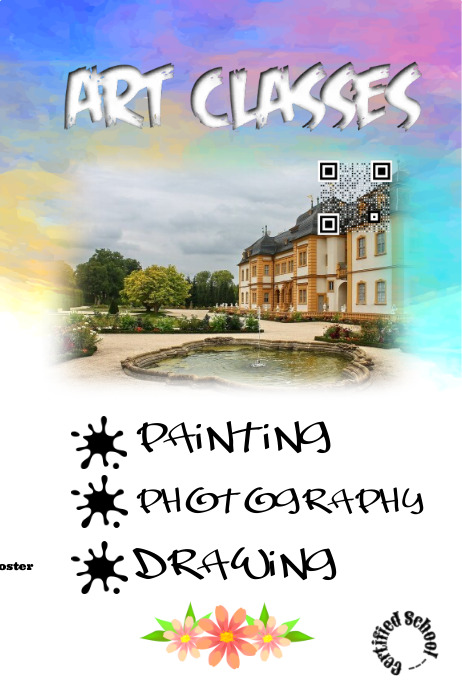 Art workshop and classes promotion flyer | PosterMyWall