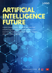 AI Artificial Intelligence Poster Design Template PosterMyWall ai-artificial-intelligence-poster-design-template-postermywall