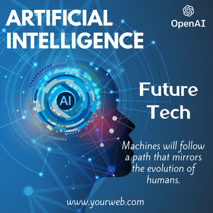 Artificial Intelligence album Template | PosterMyWall