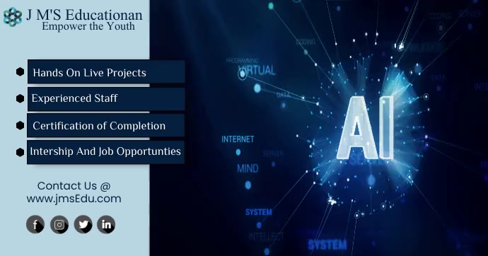 Artificial Intelligence Courses free template | PosterMyWall