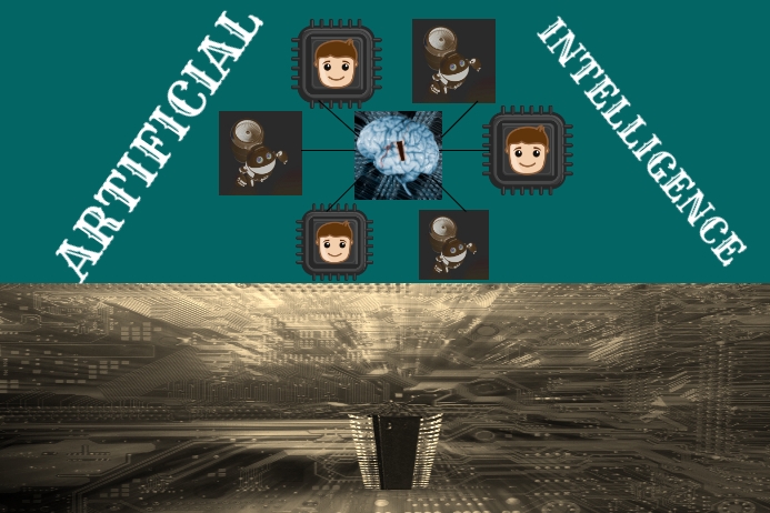 Artificial Intelligence Poster template