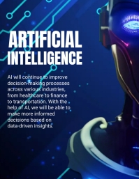Artificial Intelligence Class Template | PosterMyWall
