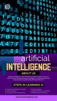Artificial Intelligence Digital Display Template | PosterMyWall