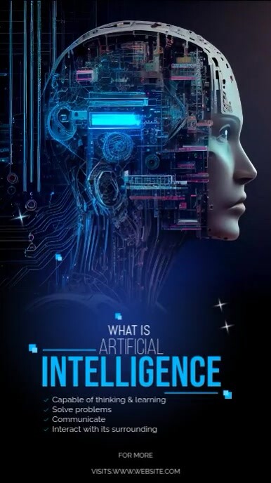 Artificial Intelligence Digital Display Template | PosterMyWall