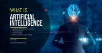 Artificial Intelligence Facebook Event Cover template