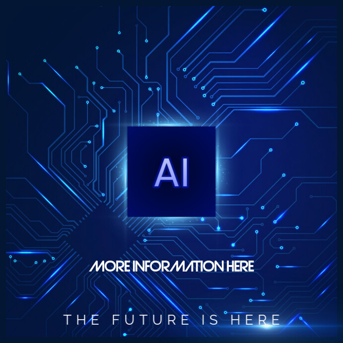 Artificial intelligence Instagram Post Template | PosterMyWall