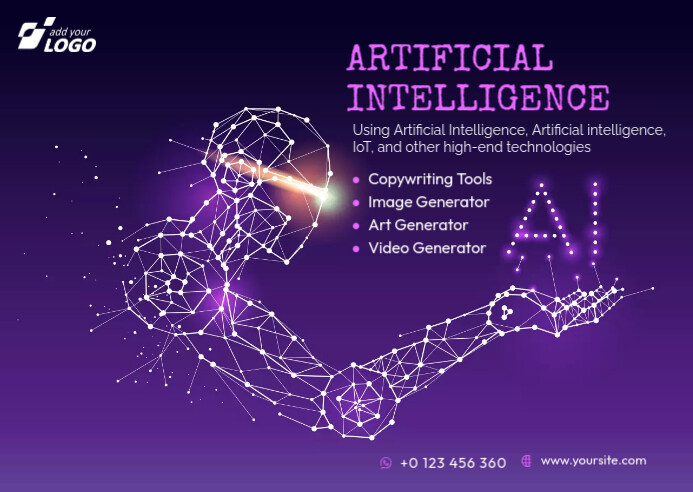 Copy of Artificial Intelligence Learning Course | PosterMyWall