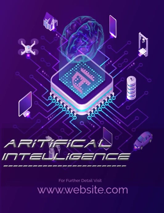 Artificial Intelligence Poster | Ai Flyer Template | PosterMyWall