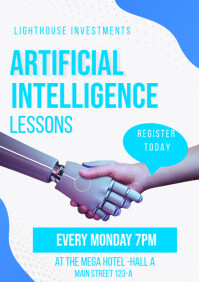 Artificial intelligence poster Template | PosterMyWall