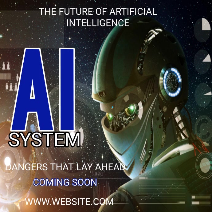 Artificial Intelligence Poster Template | PosterMyWall