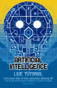 Artificial Intelligence Posters Template | PosterMyWall
