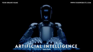 Black Artificial Intelligence Presentation Presentation Template