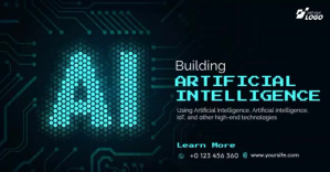 Artificial Intelligence Template Image partagée Facebook
