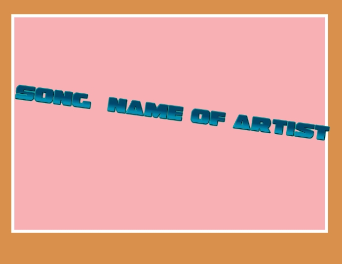 Artist Template PosterMyWall