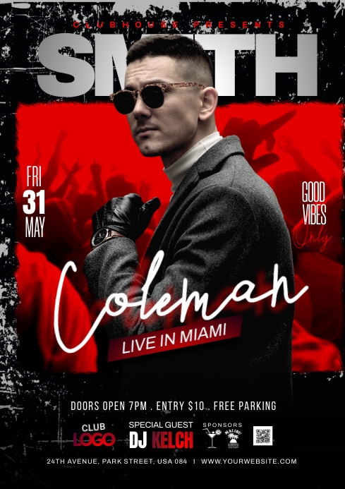 artist music live performance Template | PosterMyWall