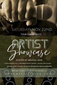 Artist Showcase Event Poster Video Template | PosterMyWall