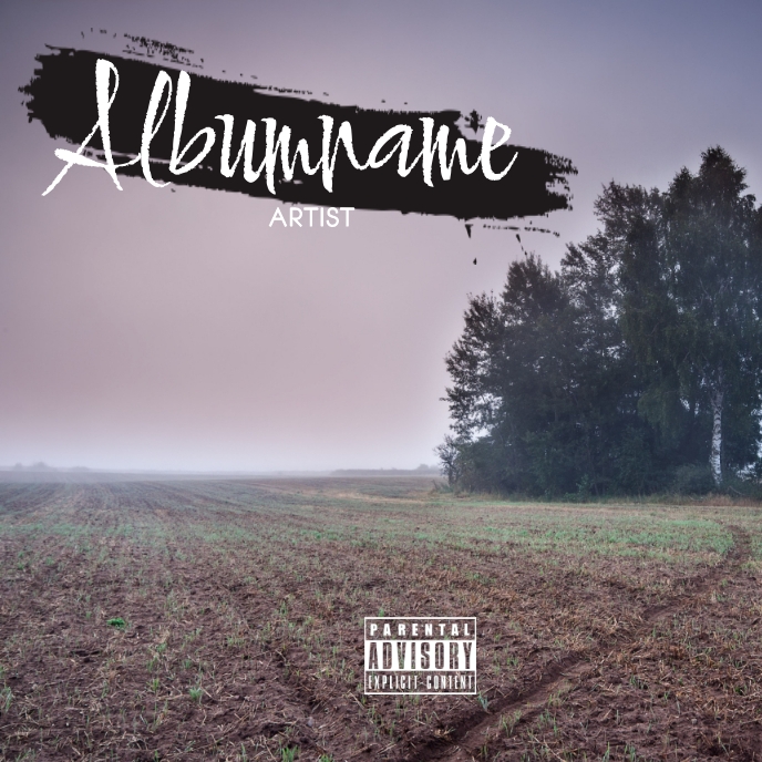 artistic album cover (17) template