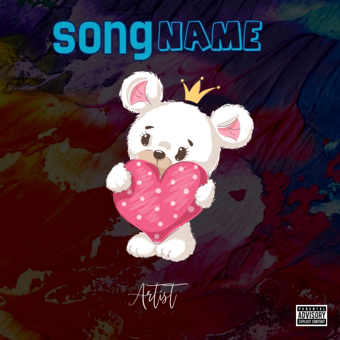 artistic album cover (27) template