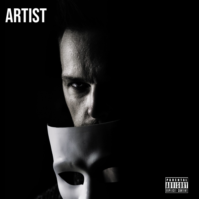 artistic album cover template