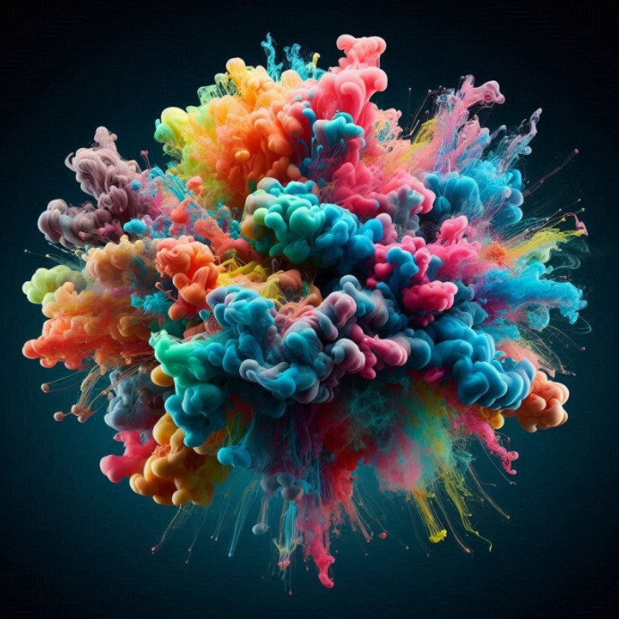Copy of Artistic Background Splash Template | PosterMyWall