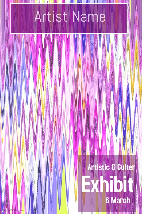 Artistic Poster template