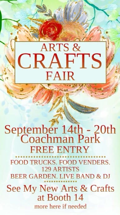 Arts & Crafts Fair Instagram Story template
